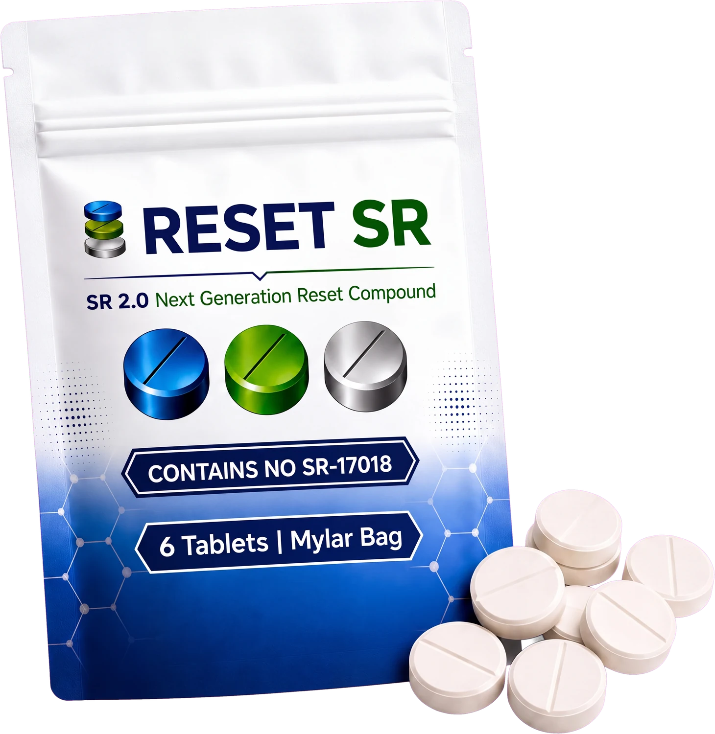 RESET SR pack detail — contains no SR-17018